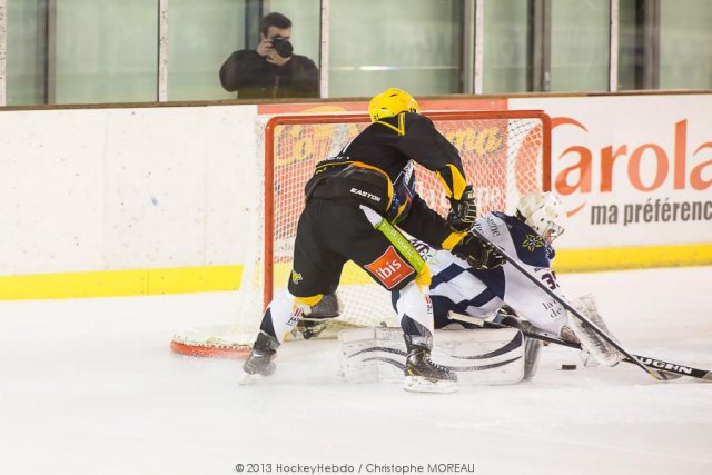 Photo hockey match Strasbourg  - Grenoble  le 04/01/2014