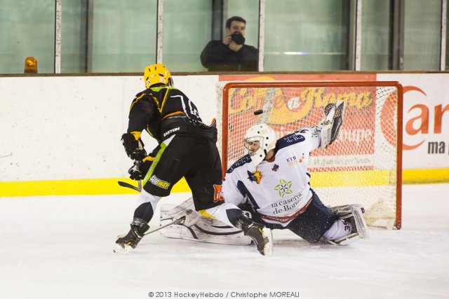 Photo hockey match Strasbourg  - Grenoble  le 04/01/2014