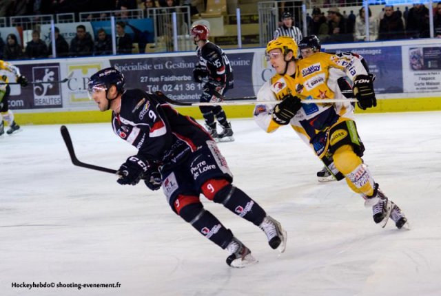 Photo hockey match Angers  - Strasbourg  le 07/01/2014