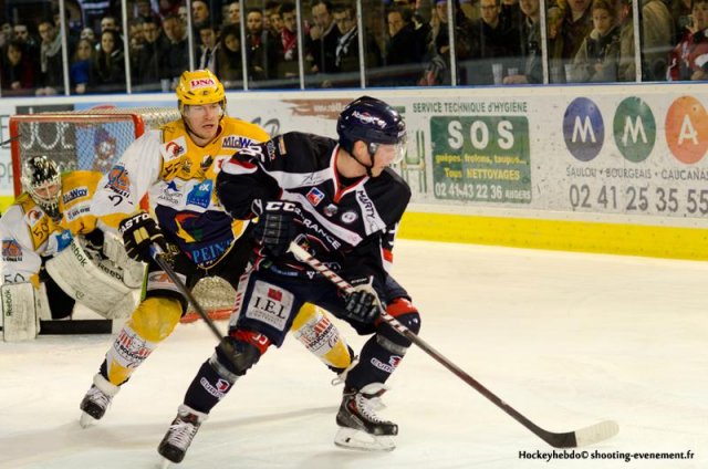 Photo hockey match Angers  - Strasbourg  le 07/01/2014