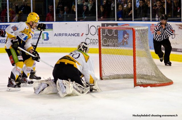 Photo hockey match Angers  - Strasbourg  le 07/01/2014