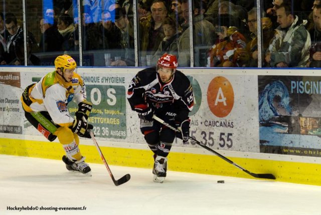 Photo hockey match Angers  - Strasbourg  le 07/01/2014