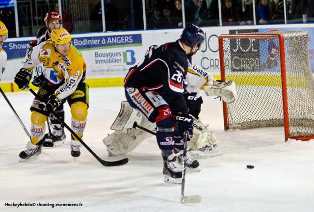 Photo hockey match Angers  - Strasbourg  le 07/01/2014