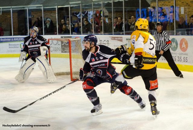 Photo hockey match Angers  - Strasbourg  le 07/01/2014
