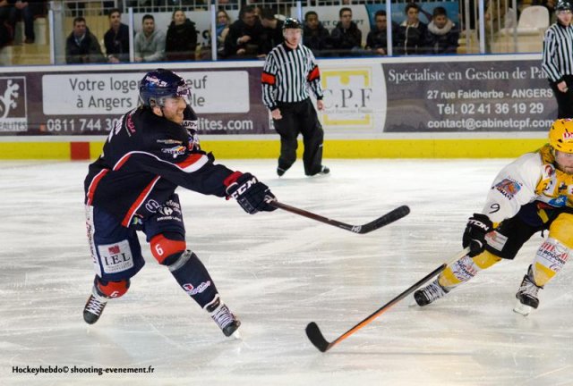 Photo hockey match Angers  - Strasbourg  le 07/01/2014
