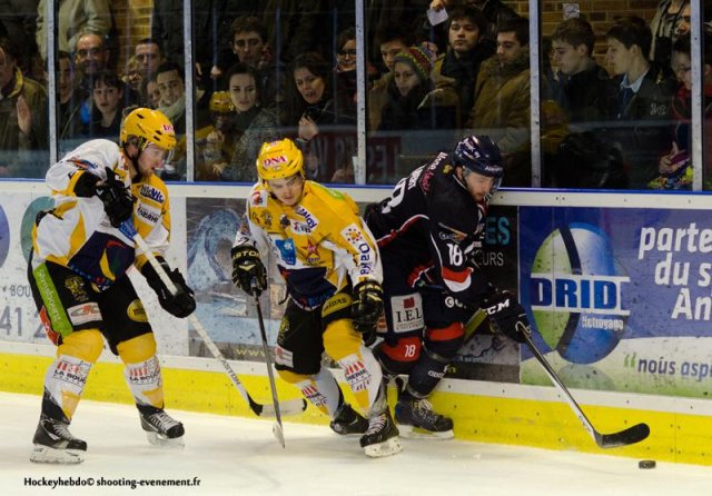Photo hockey match Angers  - Strasbourg  le 07/01/2014
