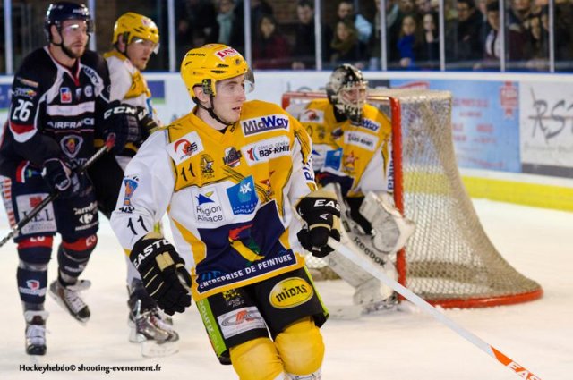 Photo hockey match Angers  - Strasbourg  le 07/01/2014