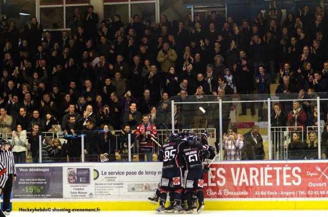 Photo hockey match Angers  - Strasbourg  le 07/01/2014