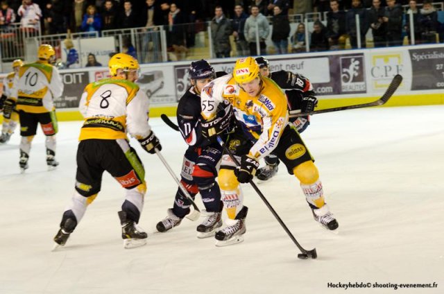 Photo hockey match Angers  - Strasbourg  le 07/01/2014