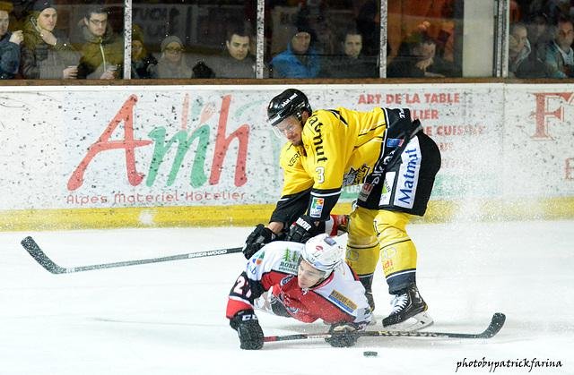 Photo hockey match Briançon  - Rouen le 07/01/2014