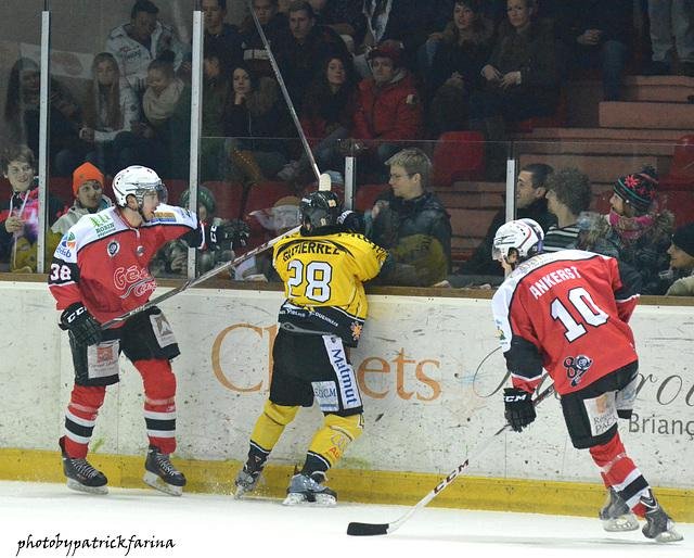 Photo hockey match Briançon  - Rouen le 07/01/2014