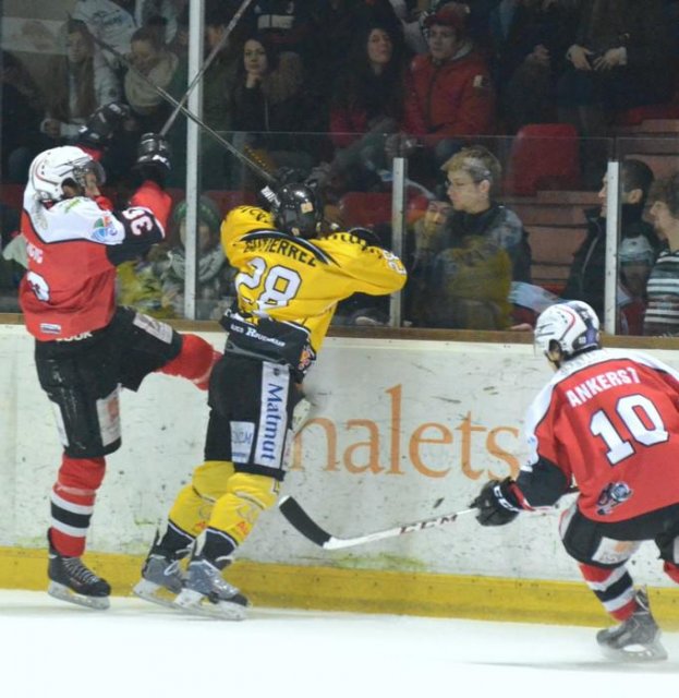 Photo hockey match Briançon  - Rouen le 07/01/2014