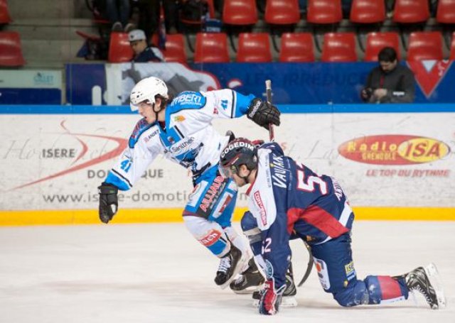 Photo hockey match Grenoble  - Gap  le 07/01/2014