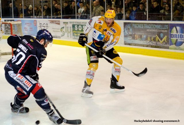 Photo hockey match Angers  - Strasbourg  le 11/01/2014