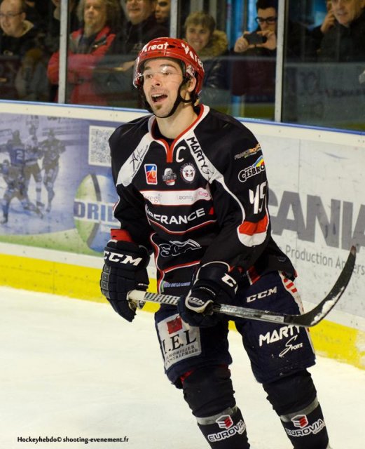 Photo hockey match Angers  - Strasbourg  le 11/01/2014