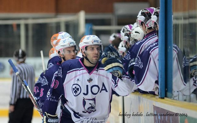 Photo hockey match Chamonix  - Epinal  le 11/01/2014