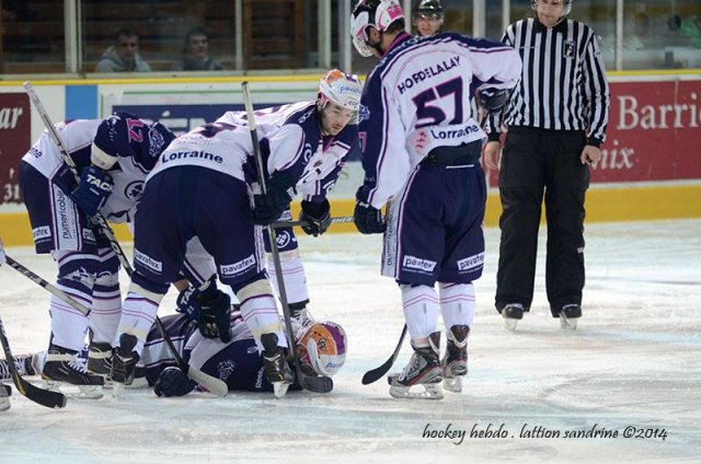 Photo hockey match Chamonix  - Epinal  le 11/01/2014