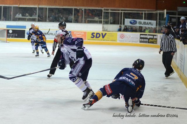 Photo hockey match Chamonix  - Epinal  le 11/01/2014