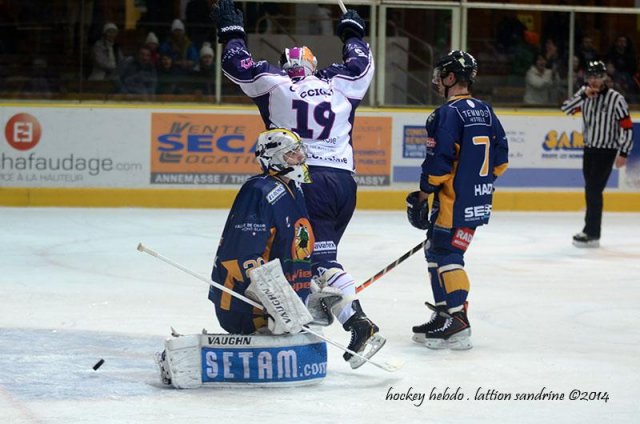 Photo hockey match Chamonix  - Epinal  le 11/01/2014