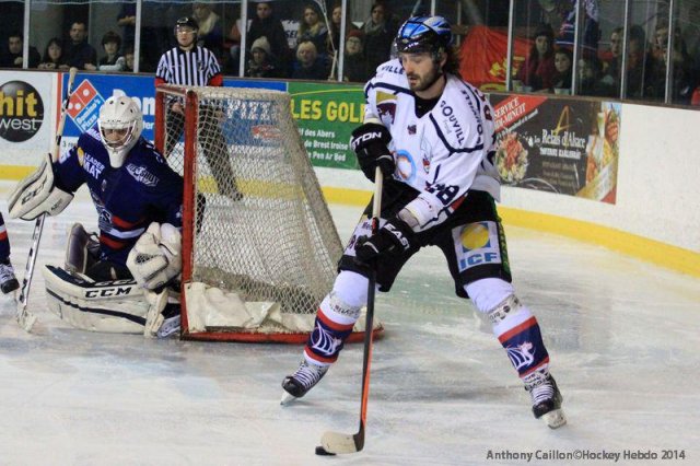 Photo hockey match Brest  - Caen  le 11/01/2014