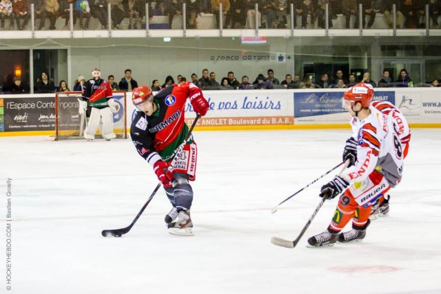 Photo hockey match Anglet - Cholet  le 11/01/2014