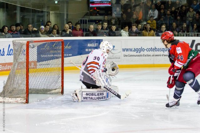 Photo hockey match Anglet - Cholet  le 11/01/2014