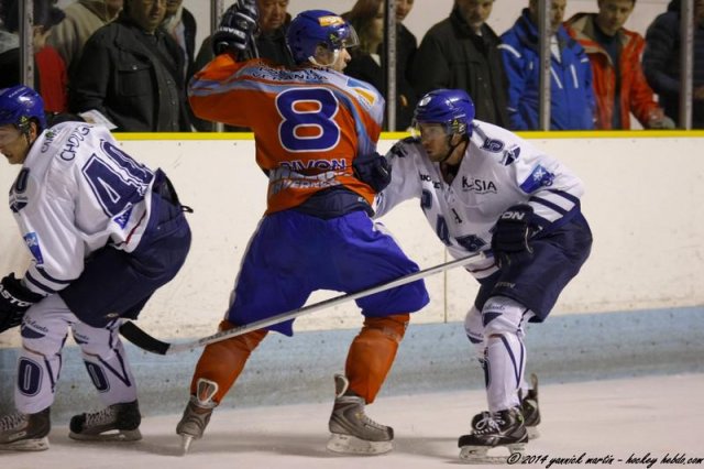 Photo hockey match Clermont-Ferrand - Paris (FV) le 11/01/2014
