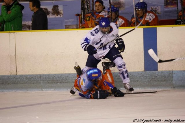 Photo hockey match Clermont-Ferrand - Paris (FV) le 11/01/2014