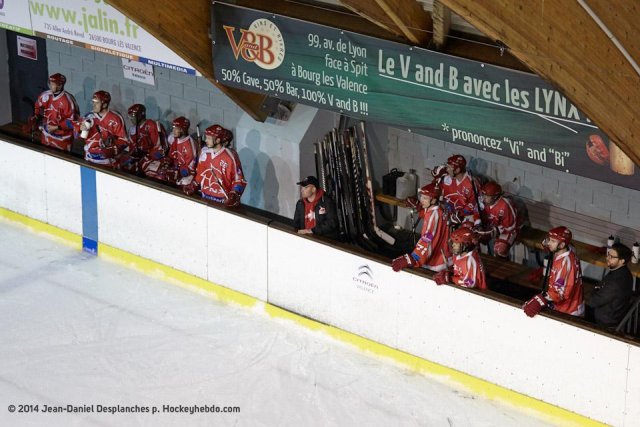 Photo hockey match Valence - Tours  le 11/01/2014