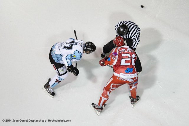 Photo hockey match Valence - Tours  le 11/01/2014
