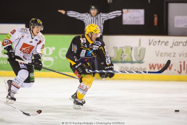 Photo hockey match Strasbourg  - Amiens  le 14/01/2014