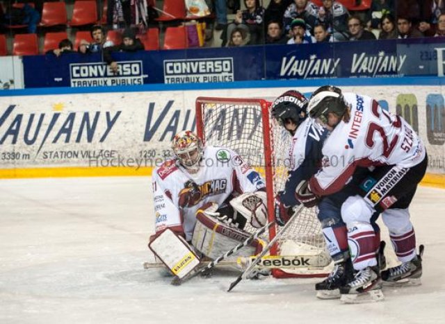 Photo hockey match Grenoble  - Morzine-Avoriaz le 14/01/2014