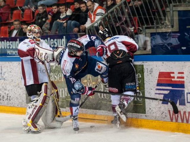 Photo hockey match Grenoble  - Morzine-Avoriaz le 14/01/2014