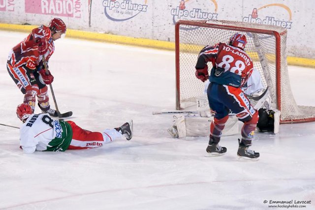 Photo hockey match Lyon - Anglet le 18/01/2014