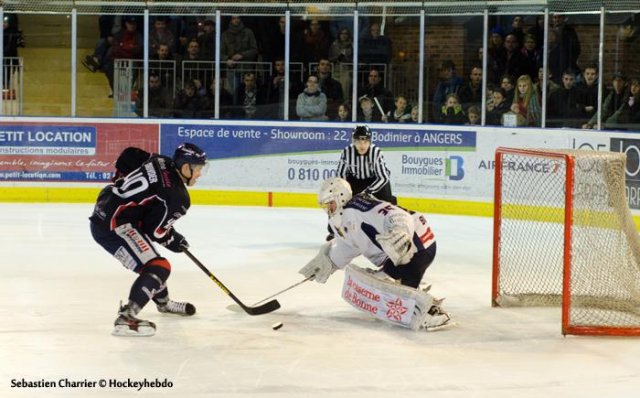 Photo hockey match Angers  - Grenoble  le 18/01/2014