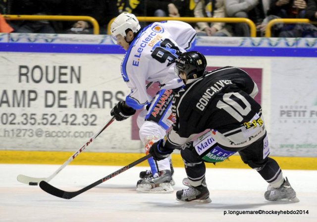 Photo hockey match Rouen - Gap  le 18/01/2014