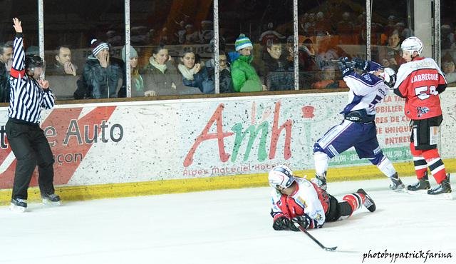 Photo hockey match Briançon  - Epinal  le 19/01/2014