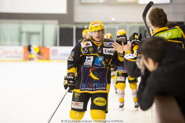 Photo hockey match Strasbourg  - Rouen le 21/01/2014