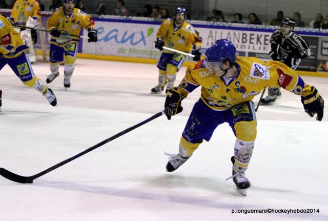Photo hockey match Rouen - Dijon  le 24/01/2014