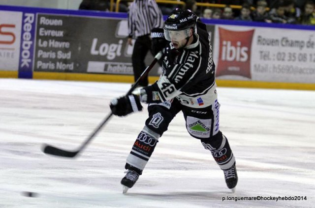 Photo hockey match Rouen - Dijon  le 24/01/2014