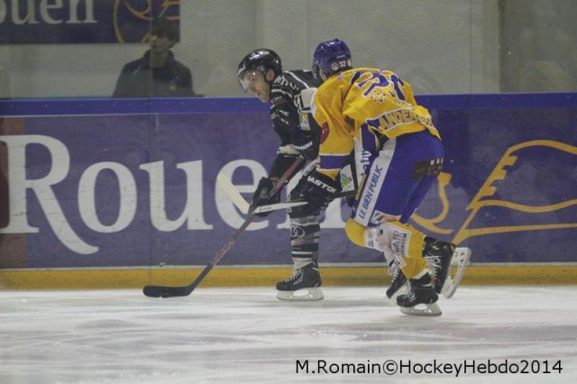 Photo hockey match Rouen - Dijon  le 24/01/2014