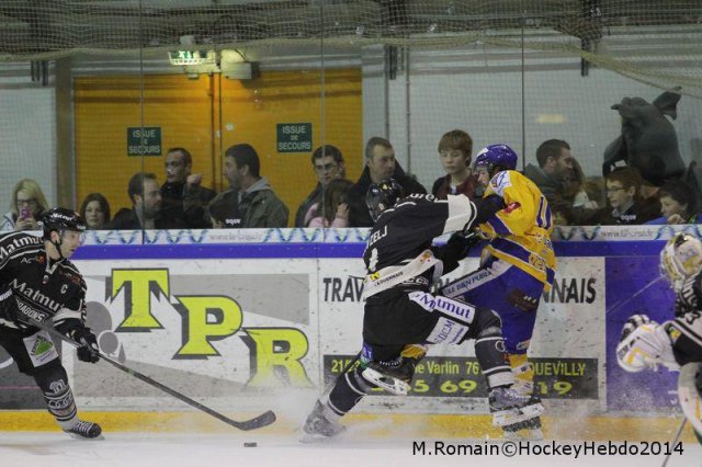 Photo hockey match Rouen - Dijon  le 24/01/2014