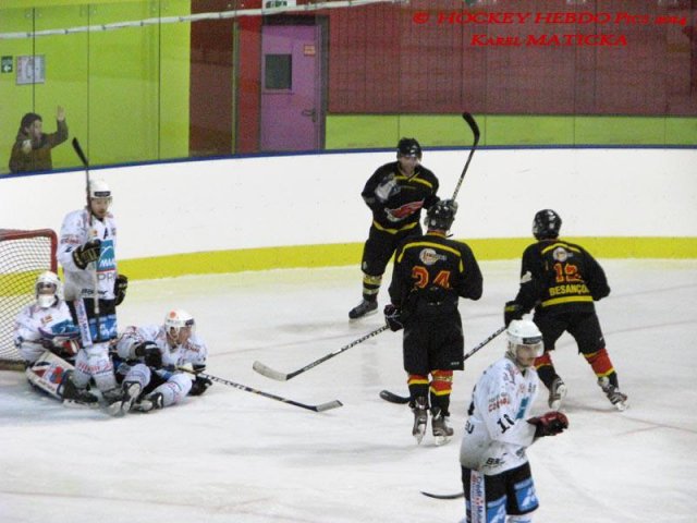 Photo hockey match Besançon - Colmar le 25/01/2014
