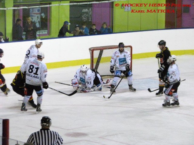 Photo hockey match Besançon - Colmar le 25/01/2014