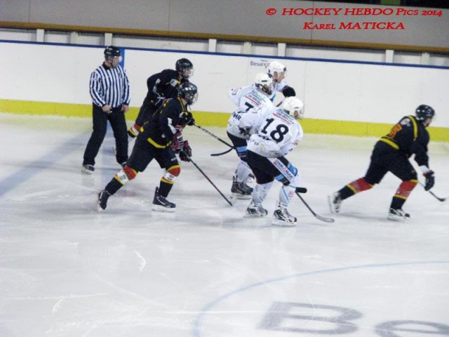 Photo hockey match Besançon - Colmar le 25/01/2014