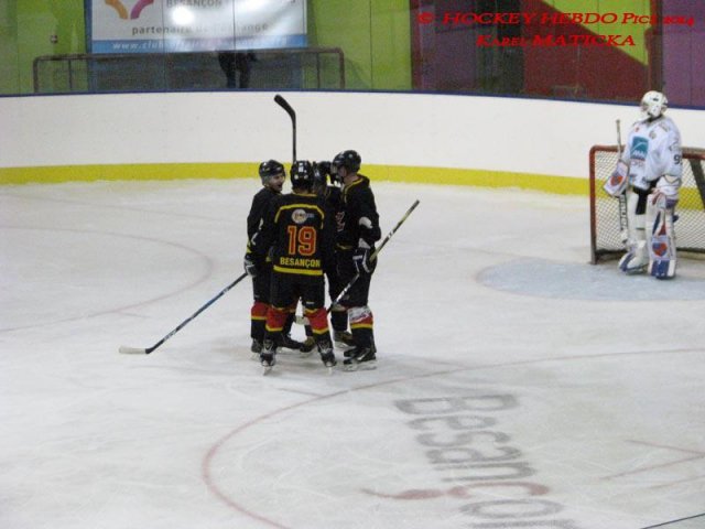 Photo hockey match Besançon - Colmar le 25/01/2014