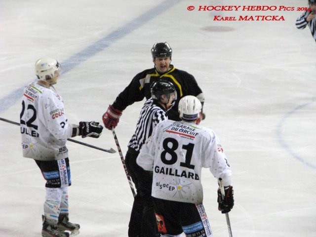 Photo hockey match Besançon - Colmar le 25/01/2014