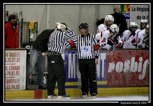 Photo hockey match Rouen - Briançon  le 09/12/2008
