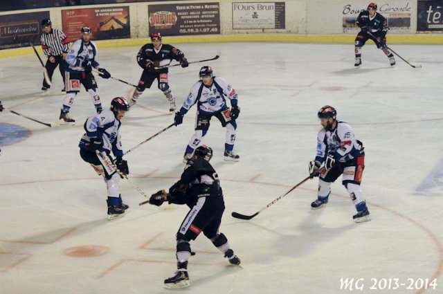 Photo hockey match Bordeaux - Nantes le 25/01/2014