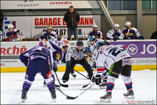Photo hockey match Epinal  - Caen  le 24/01/2014